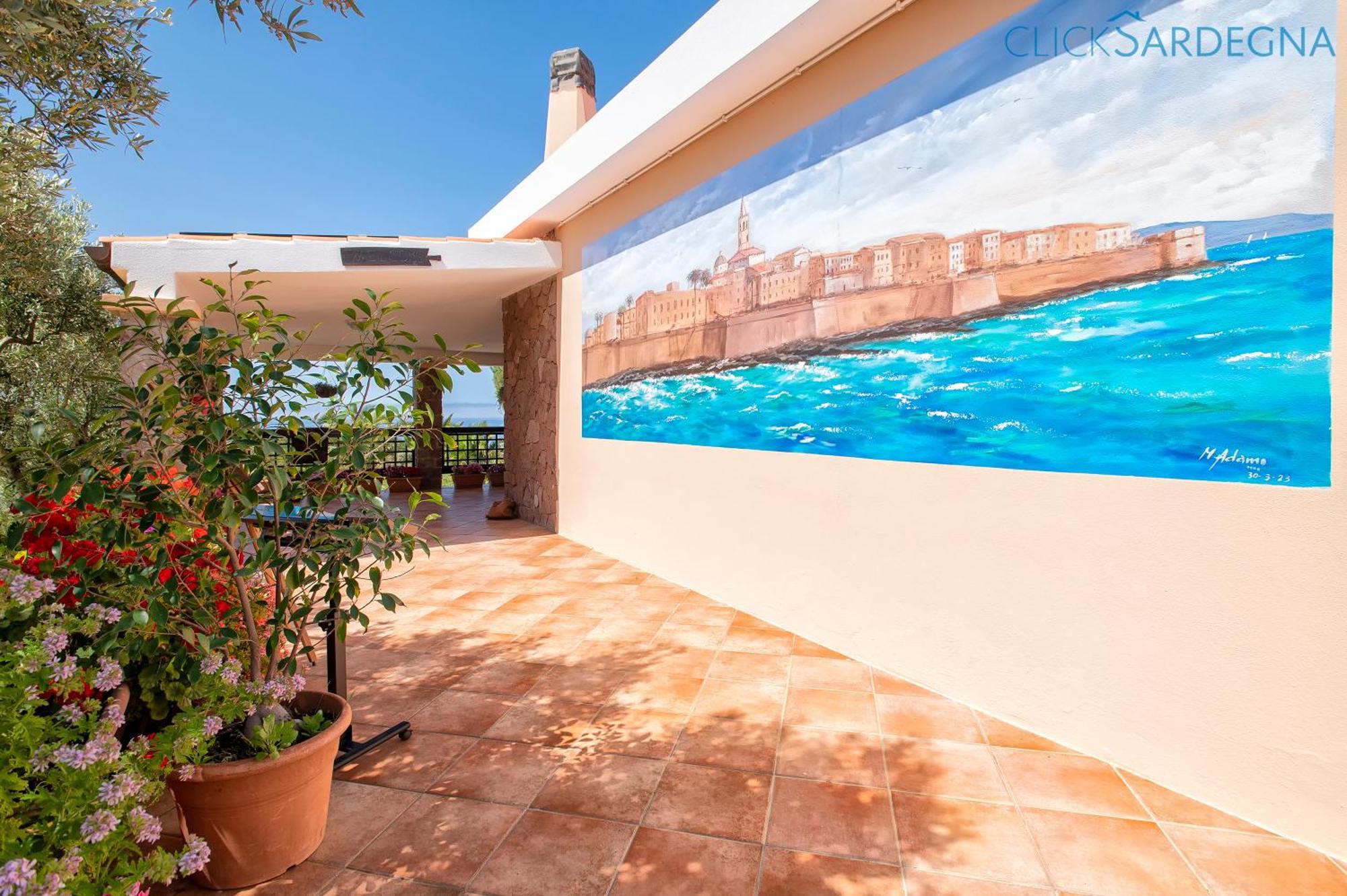 Alghero Villa Barranch With Sea View Swimming Pool For 6 People المظهر الخارجي الصورة