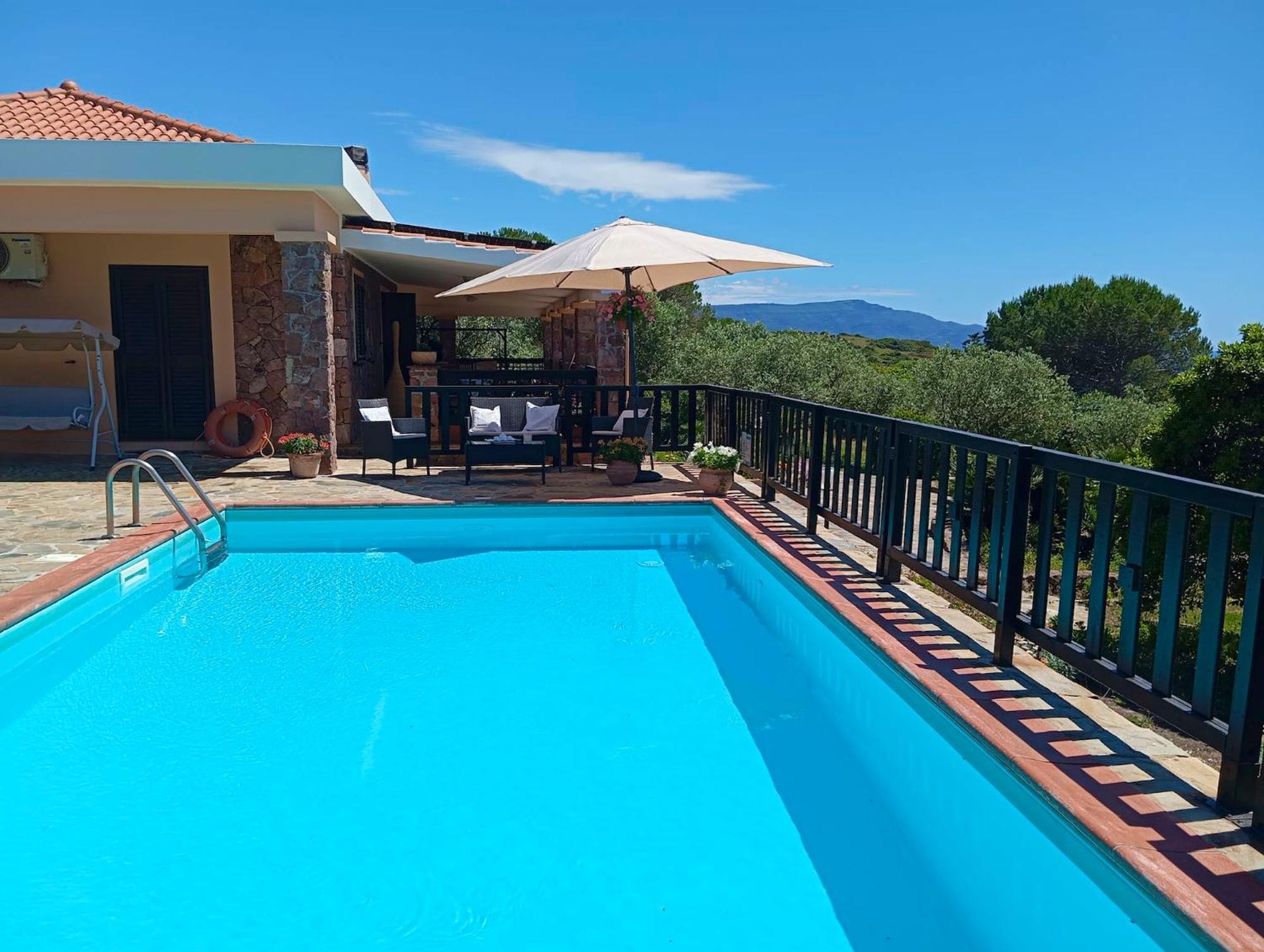 Alghero Villa Barranch With Sea View Swimming Pool For 6 People المظهر الخارجي الصورة